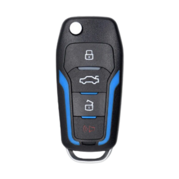 Chave Canivete K3 Mini Ford 4 Bts Azul