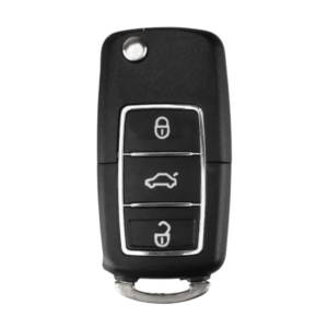 Chave Canivete K3 Mini Volkswagen Cromada