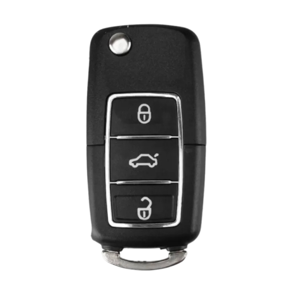 Chave Canivete K3 Mini Volkswagen Cromada