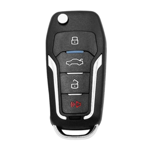 Chave Canivete Ford 4 Bts Olimpus Led Azul