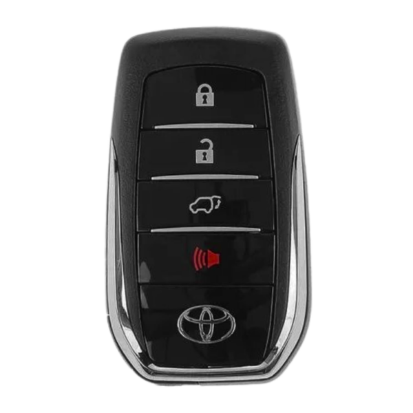 Carcaça Chave Toyota 4 Botões Com Lâmina