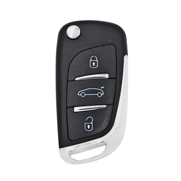 Chave Canivete Citroen Olimpus Led Azul