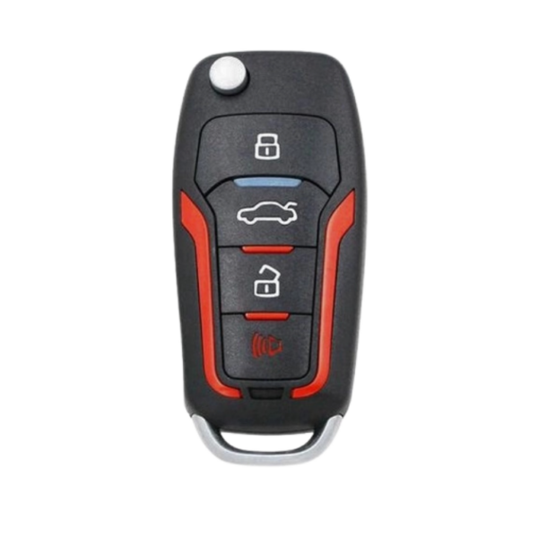 Chave Canivete Ford 4 Bts Olimpus Led Azul